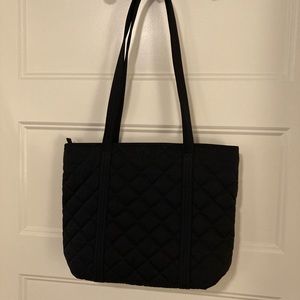 Vera Bradley Black Quilted Satchel